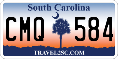 SC license plate CMQ584