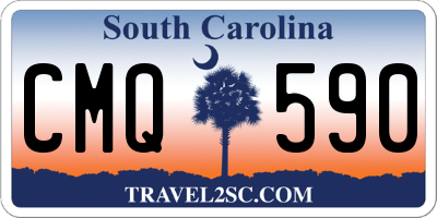 SC license plate CMQ590