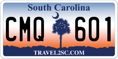 SC license plate CMQ601