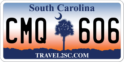 SC license plate CMQ606