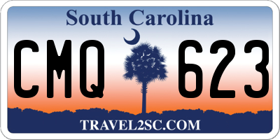 SC license plate CMQ623