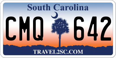 SC license plate CMQ642
