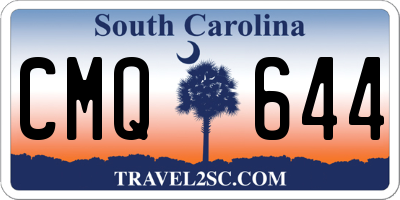 SC license plate CMQ644