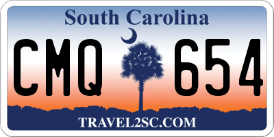 SC license plate CMQ654