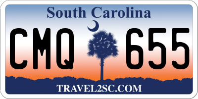 SC license plate CMQ655