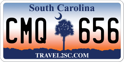 SC license plate CMQ656