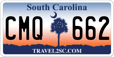 SC license plate CMQ662