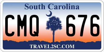 SC license plate CMQ676