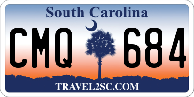 SC license plate CMQ684