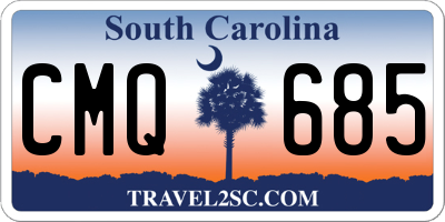 SC license plate CMQ685