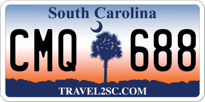SC license plate CMQ688