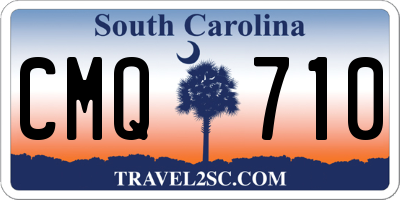 SC license plate CMQ710