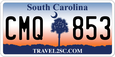 SC license plate CMQ853