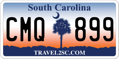 SC license plate CMQ899