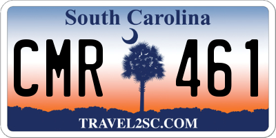 SC license plate CMR461