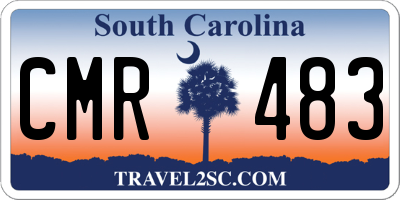 SC license plate CMR483