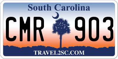SC license plate CMR903