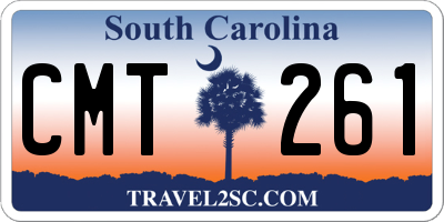 SC license plate CMT261
