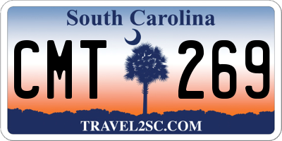 SC license plate CMT269