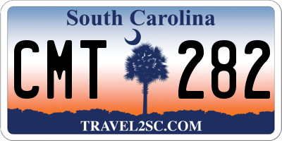 SC license plate CMT282