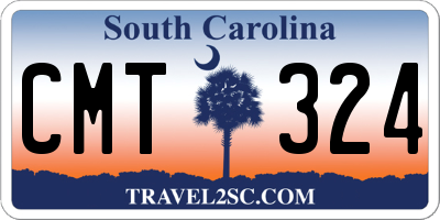 SC license plate CMT324