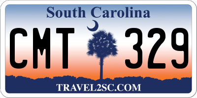 SC license plate CMT329