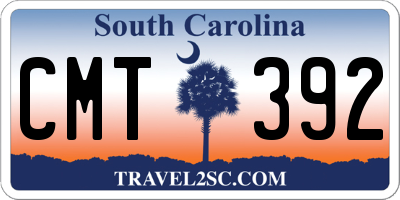 SC license plate CMT392