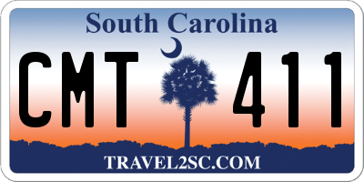 SC license plate CMT411