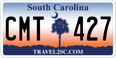 SC license plate CMT427