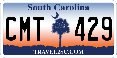 SC license plate CMT429