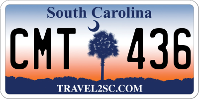 SC license plate CMT436