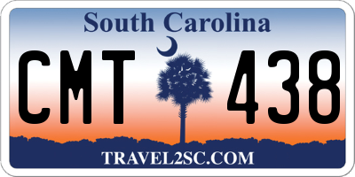 SC license plate CMT438