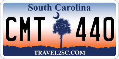SC license plate CMT440