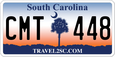 SC license plate CMT448