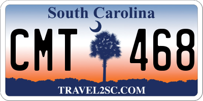 SC license plate CMT468