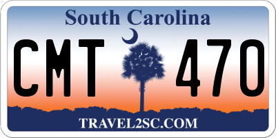 SC license plate CMT470