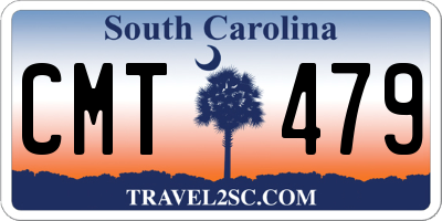 SC license plate CMT479