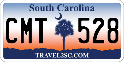 SC license plate CMT528