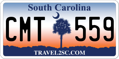 SC license plate CMT559