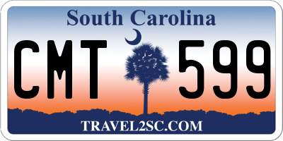 SC license plate CMT599