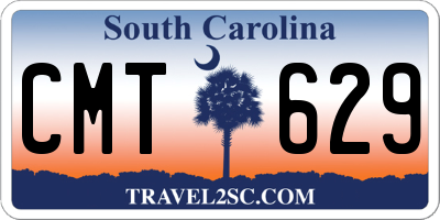 SC license plate CMT629