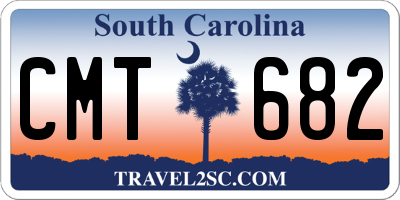SC license plate CMT682