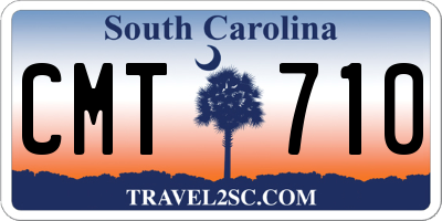 SC license plate CMT710