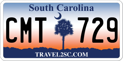 SC license plate CMT729