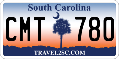 SC license plate CMT780