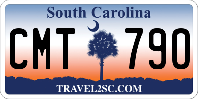SC license plate CMT790