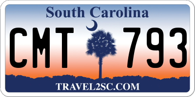 SC license plate CMT793