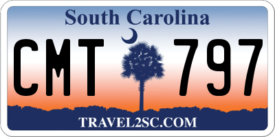 SC license plate CMT797