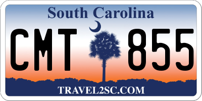 SC license plate CMT855