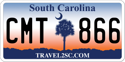 SC license plate CMT866